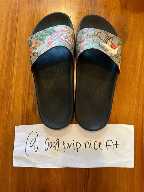 gucci hummingbird slides|gucci sandals.